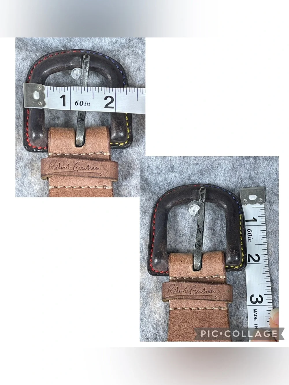 Robert Graham Beaded Leather Boho Western Chic Rodeo Colorful Tribal Belt - 36